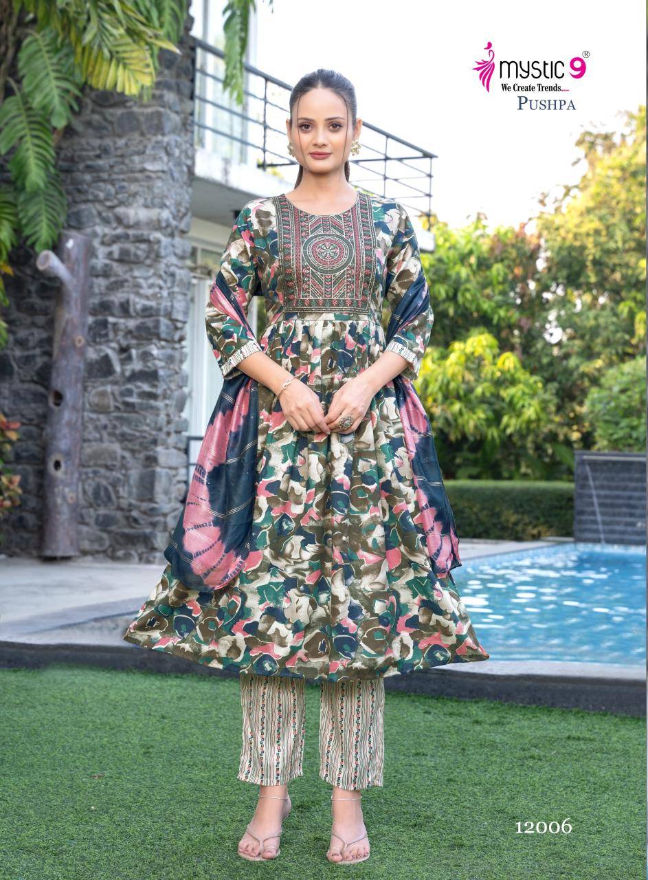 Mystic9 pushpa vol 12 Best kurti designs wholesale